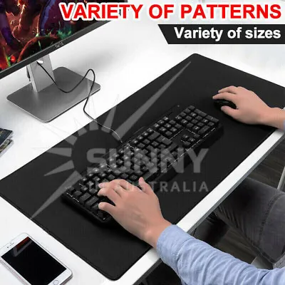 $6.99 • Buy Multiple Sizes Gaming Mouse Pad Desk Mat Anti-slip Rubber Speed Laptop Computer
