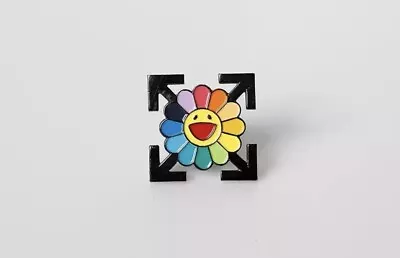 Takashi Murakami X Off White ComplexCon Flower Pin Supreme Kaws • $40