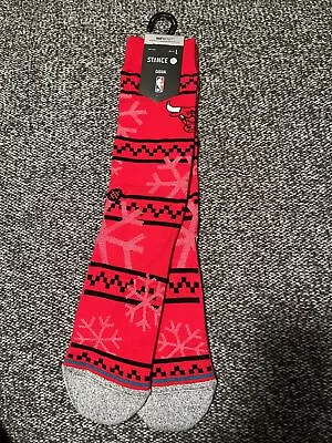 Stance NBA Chicago Bulls Frosted 2 Crew Height Socks Men's Size Large 9-13 NWT  • $21.99