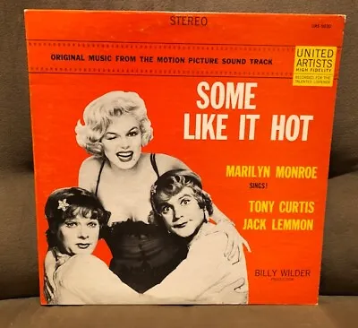SOME LIKE IT HOT Sntrk - MARILYN MONROE - UAS 5030  SEALED Vinyl  Tony Curtis LP • $47.95