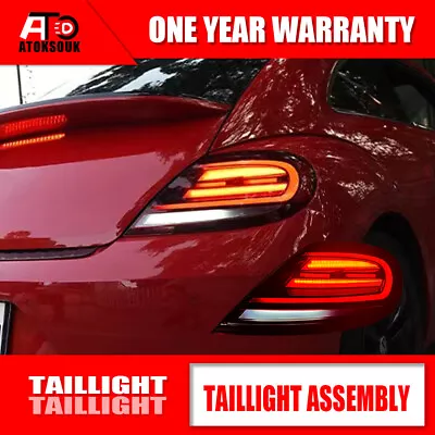 LED Tail Lights For VW Beetle 2011-2017 Sequential Turn Signal LED Driving Light • $399.84