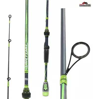 6'6  Abu Garcia Virtual Medium Fast Graphite Spinning Fishing Rod ~ NEW • $54.56