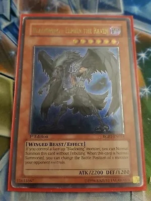 Yugioh Blackwing - Elphin The Raven (RGBT-EN013) 1st Ed. Ultimate Rare • £14