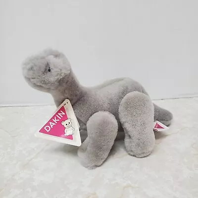 Vintage 1992 Dakin Gray Boris Brontosaurus Dinosaur Plush #30732  Jointed Legs • $29.99