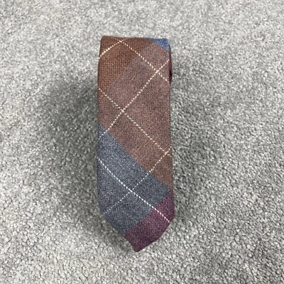 £4.50 • Buy Vintage H&M Wool Tie Men’s Plaids & Checks Slim Neck Tie Gifts For Him Wedding 