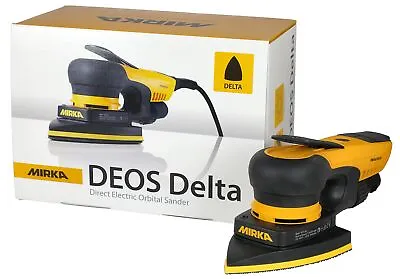 Mirka DEOS Delta Direct Electric Orbital Sander Triangle Delta Tool 663XCV / 4 X • $753.16