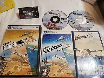 Microsoft Flight Simulator X: Gold Edition (PC: Windows 2008) CIB / FAST SHIP • $18.50