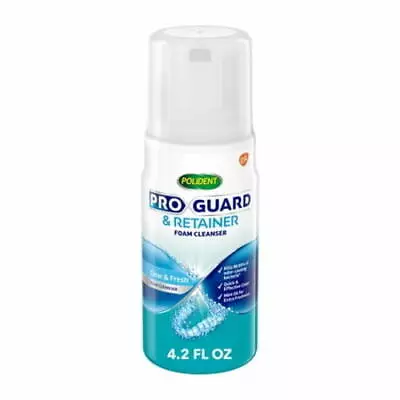 Polident Pro Guard And Retainer Mouth Guard And Retainer Cleaner Foam  4.2 Oz • $8.99