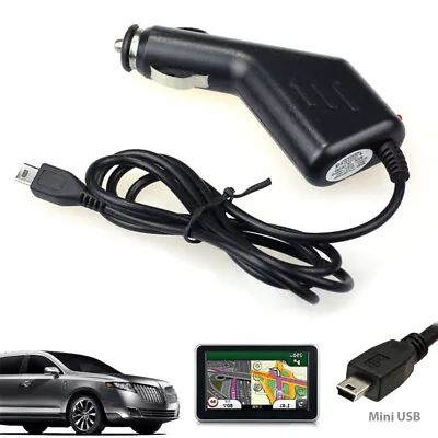 Mini USB Car Charger Power Charging Cable Cord For TomTom Garmin Navman Sat Nav • £2.94