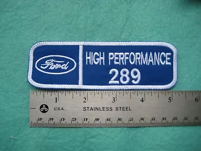  Ford High Performance 289 Engine Service Parts Dealer Uniform Hat   Patch  • $9.99