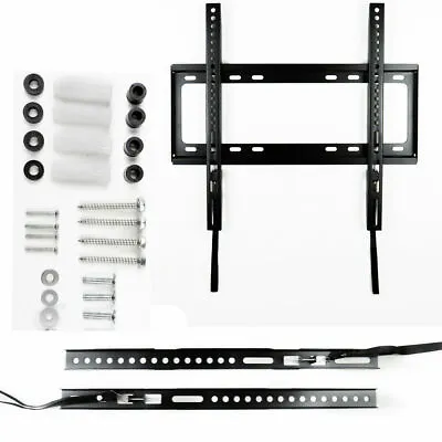 Tv Wall Mount Bracket Slim Flat 3D LCD Plasma For 26 30 32 40 42 50 63 Inches • £15.19