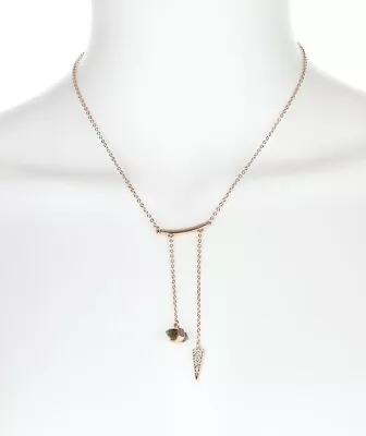 Rebecca Minkoff Rose Gold Tone Women's Necklace $88 • $31.20