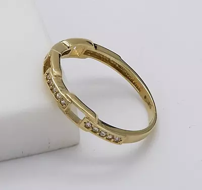 9ct Real Yellow Gold 3mm Chain Link Ring ALL SIZES Brand New • $288.93