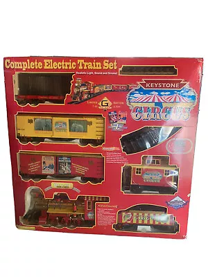 Keystone Circus Electric Train Set Limited 1 Of 2500 G Scale Die-cast Wheels G • $275
