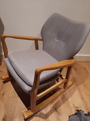 £175 • Buy Grey Rocking Chair - Nursery - Bedroom - Living Room - Wood - Reading Relaxing
