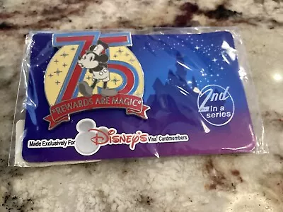 Disney Pin Steamboat Willie 75 Years Rewards Are Magic 2003 Cardmember Ex 36315 • $10.50