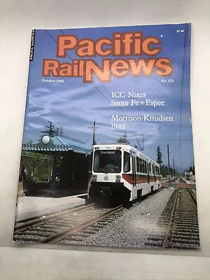 Pacific Rail News Magazine - October 1986 • $17.23