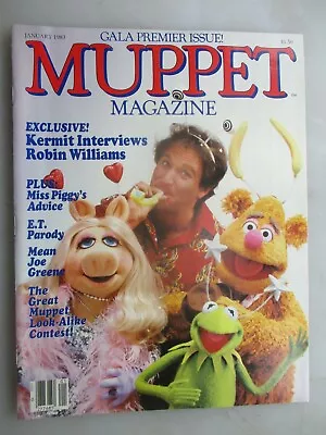 MUPPET Magazine - First Issue #1 - January 1983 Robin Williams Cover • $19.99