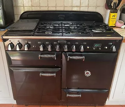 RANGEMASTER ELAN 110cm DUAL FUEL RANGE COOKER BLACK • £200