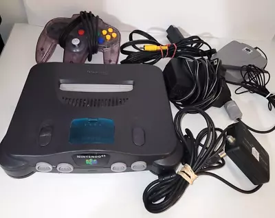 N64 Nintendo 64 Console W/ Controller & Power Cable Tested Works • $74.95