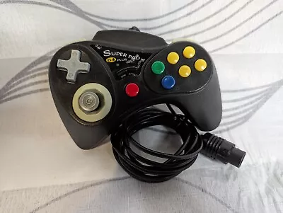 InterAct SuperPad 64 Controller Nintendo 64 N64 Black Wired Tested Good Stick • $18.99