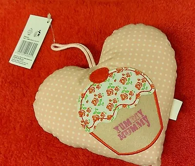 Small Soft Hanging Yummy Mummy Heart Cushion Pillow Gift - Mother's Day  • £12.45