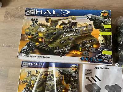 NEW Opened Halo Mega Bloks Construx UNSC Elephant 96942 100% COMPLETE See Desc • $289.99