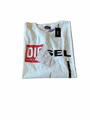 DIESEL T DIEGO Mens T-Shirt Short Sleeve Crew Neck Slim Fit Casual Black Tee L • $20