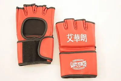 Red Grappling MMA Training Gloves UFC Style Gloves S M L XL Size • $11.56