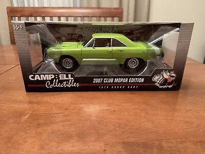 1:18 Highway 61 1970 Dodge Dart Swinger Sublime Club Mopar 2007 • $82