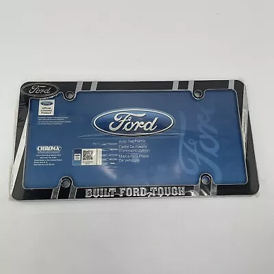 Chroma Graphics Ford Built Tough Chrome Plate Frame • $14.47