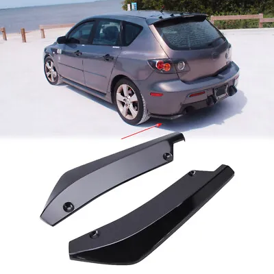 Rear Spats Bumper Splitter Diffuser Canard Spoiler For Mazda 2 3 5 CX-3 CX5 CX-7 • $22.89