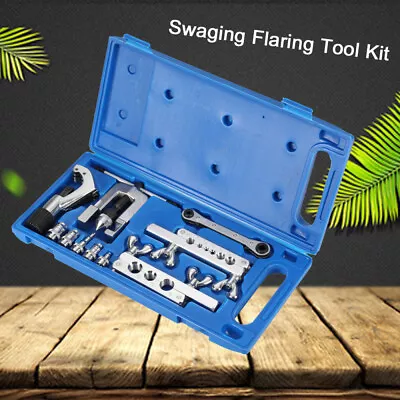 Swaging/ Flaring Tool Kit Brake Line Tubing Copper Flares OD Soft Refrigeration • $35.15