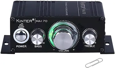 Kinter MA170 12V 2 Channel Mini Digital Audio Power Amplifier For Car Or Mp3 • $16.74