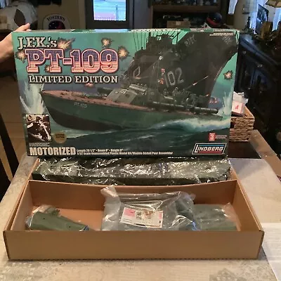 Lindberg 1/32 J.F.K.'s PT-109 Limited Edition Motorized Model Kit New Open Box • $350