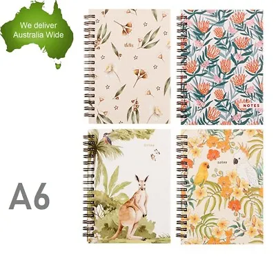 1x A6 Ruled Notebook Note Book Hard Cover Stationery Dairy Journal Office School • $4.99