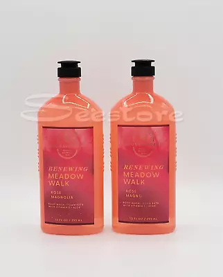 Bath & Body Works Rose & Magnolia Aromatherapy Body Wash + Foam Bath Set Of 2 • $27.90