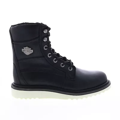 Harley-Davidson Hagerman 7  Seam D93779 Mens Black Leather Motorcycle Boots • $59.99