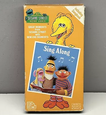 My Sesame Street VHS 1987 Video Tape Sing Along Songs PBS Kids Classic Cartoon • $16.99