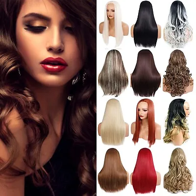 Ladies 3/4 Wig Half Fall Clip In Hair Piece 3 Styles / 50 Shades • £14.99