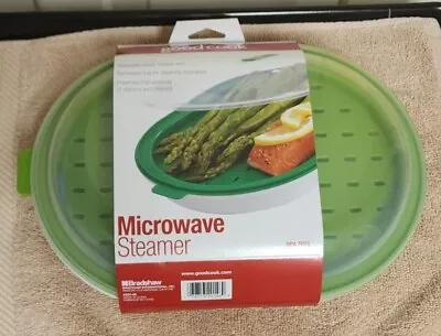 Good Cook | BPA-Free Plastic Microwave Vegetable And Fish Steamer | Green • $13