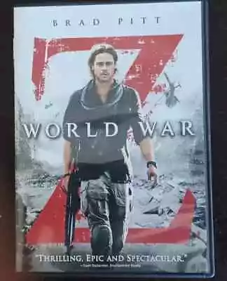 World War Z Dvd  Fast! Free! Postage! Aus! • $5.99