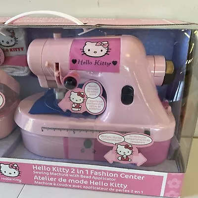 $142.59 • Buy Sanrio Hello Kitty 2 In 1 Fashion Center Sewing Machine W/Bead Applicator