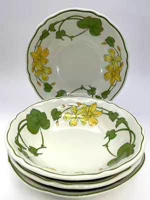 Four Villeroy Boch 6  Cereal Dessert Bowls 3 No Ridges • $45