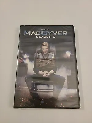 NEW SEALED MacGyver  Season Three 3 Third 3rd DVD CBS Show 5 Disc Set  • $12.59