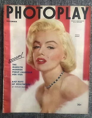 Marilyn Monroe Magazine Photoplay-1953 • $26