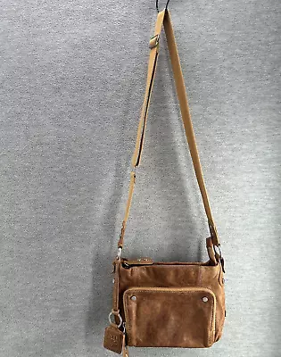 ELLINGTON - Eva Tan Brown Genuine Leather Crossbody Purse (PU3) • $28.99