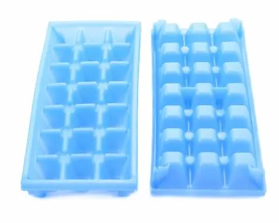 Camco RV/Marine Mini Ice Cube Small Freezers Trays Blue 2Pk 44100 • $10.86