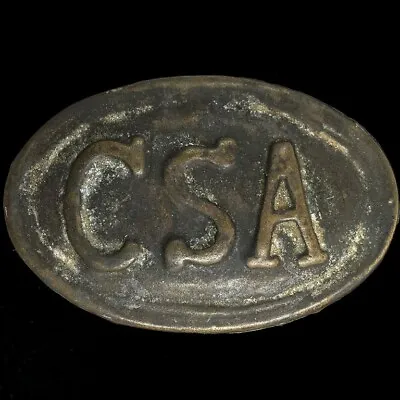 Antique Confederate States Of America CSA Civil War Style Vintage Belt Buckle • $2762.50