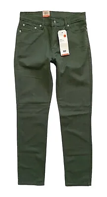 Levi's Levis Nwt Mens 511 Slim Warm Eco Performance Green Pants 045115063 • $29.99